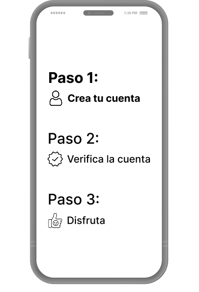 image de telephone avec etapes pour s'inscrire a montily