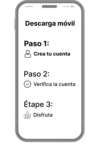 image de telephone avec etapes pour s'inscrire a montily